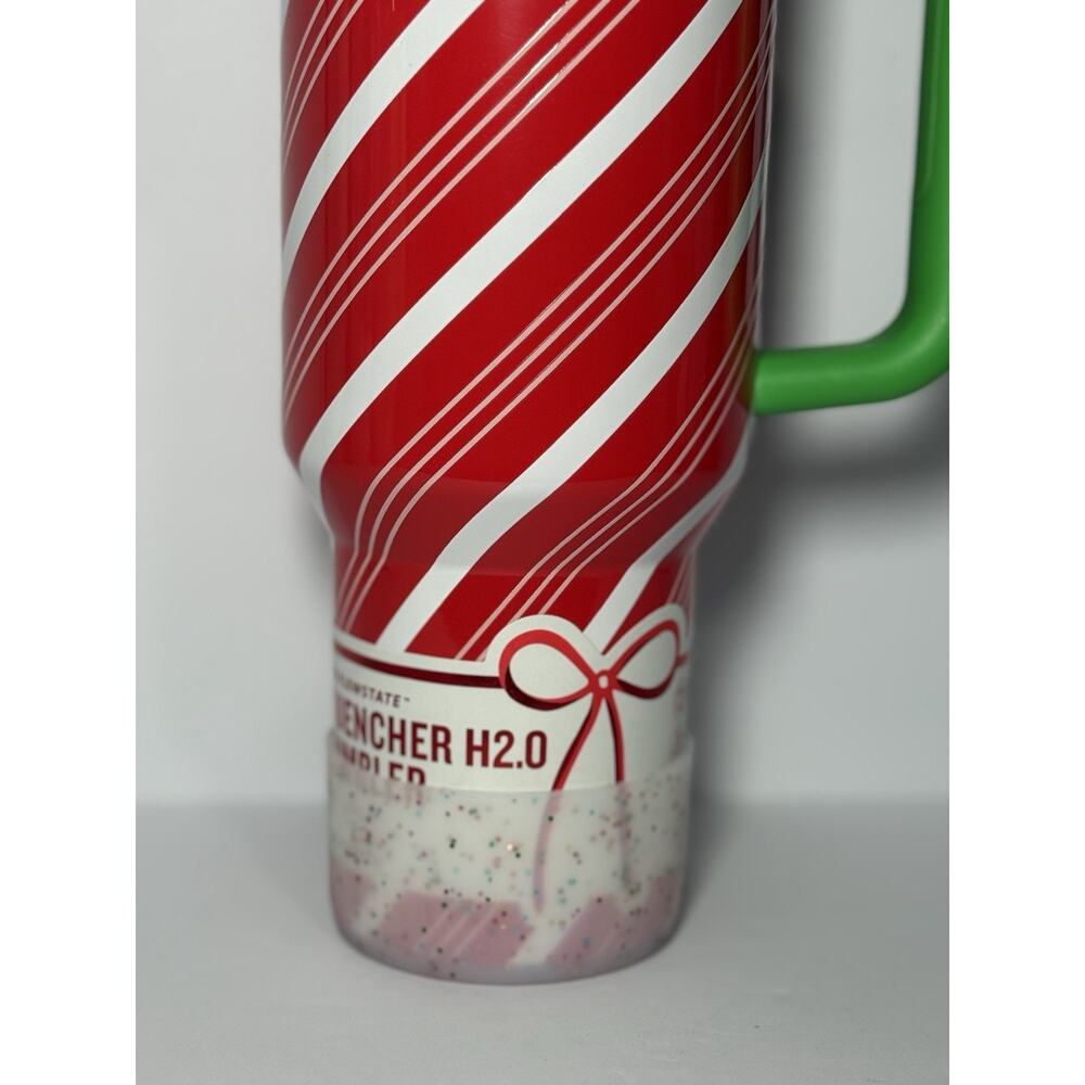 Customized Stanley X Target 2025 Holiday Exclusive CANDY CANE TWIST 40oz BNWT - Picture 4 of 12